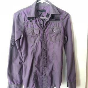 Vintage Affliction Motor Club Button Down - XS